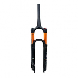 TYXTYX Mountain Bike Fork Bike Tapered Tube Front Fork 26 / 27.5 / 29 Inch MTB Air Suspension Fork, Alloy Effective Shock Travel: 120mm - Black