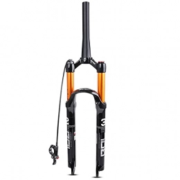 Bktmen Mountain Bike Fork Bktmen Bicycle Front Fork Travel 120mm Straight Pipe 1-1 / 8 Inches Shock Absorber Mountain Bike Suspension Forks Manual Lockout (Color : Tapered Remote, Size : 27.5 inches)