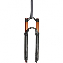 Bktmen Mountain Bike Fork Bktmen Mountain Bike Front Forks Straight / Tapered Tube Rebound Adjustment Air Suspension Front Fork Manual / Remote Lockout (Color : Tapered Manual, Size : 26 inches)