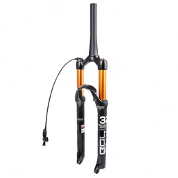 BOLANY Mountain Bike Fork BOLANY 26 / 27.5 / 29 inch Bicycle Magnesium Suspension air Fork Tapered Tube Front Fork (26, Remote Lock Out)