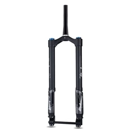 BOLANY Spares BOLANY Downhill Mountain Bike Air Suspension Front Fork Travel 140mm Aluminum Alloy Thru-Axle Boost Spacing 15 * 110mm tapered Fork Fit for Disc Brake 26 / 27.5 / 29 Inch Tire (Manual Lockout, 26 / 27.5 / 29)