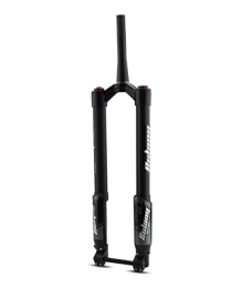 BOLANY Mountain Bike Fork BOLANY MTB Inverted Fork Suspension Forks MTB Boost Fork Quick Axle Air Suspension Inverted Fork 140 mm Tapered Pull Adjustment Universal 26 27.5 29 Inches