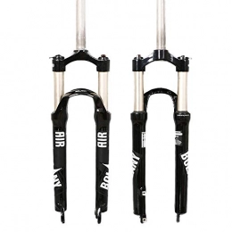 BOLANY Mountain Bike Fork BOLANY UK STOCK 26 / 27.5 / 29 Mountain Bike Suspension Fork, Straight Tube 28.6mm QR 9mm Travel 110mm Manual / Crown Lockout Disc Brake MTB Mechanical Forks Expander&Top Cap(XC / AM / FR)