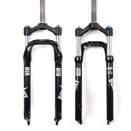 BOLANY Mountain Bike Fork BOLANY UK STOCK 26 inch Fat Mountain Bike Oil Spring Suspension Forks, Straight Tube Manual / Crown Lockout 100mm Travel 9mm QR Hub Spacing 135mm, fit 28.6mm Snow / Beach / XC MTB 4.0 Tires