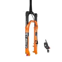 Boxkat Spares BOXKAT Bike Front Fork 26 / 27.5 / 29inch, 1 1 / 8 Suspension Fork Aluminum Alloy Travel 120mm Disc Brake 75mm Mountain Bicycle Accessories (Color : Orange, Size : TAPERED_26 / 27.5)