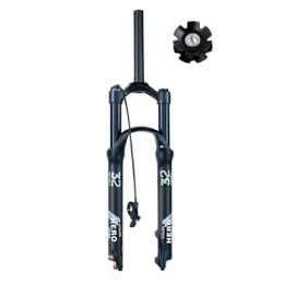 Boxkat Mountain Bike Fork BOXKAT Travel 140mm Magnesium Alloy 26inch Mountain Bike Front Fork, Bicycle Suspension Forks Straight / Tapered Tube Pressure Shock Absorber (Color : Straight Remote Lockout, Size : 26)