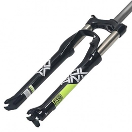 BSLBBZY Spares BSLBBZY 26 27.5 29in Mountain Bike Suspension Fork High-Carbon Steel Downhill Fork Mountain Bike Air Fork Stroke 100mm Black White Ultra-lightweight MTB Front Fork (Color : A, Size : 29INCH)