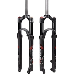 BUCKLOS Spares BUCKLOS Mountain Bicycle Suspension Forks, 26 / 27.5 / 29 inch MTB Bike Front Fork, 100mm Travel 28.6mm Threadless Steerer, with Preload Adjustment