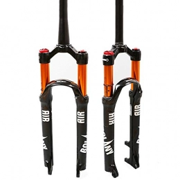 BUCKLOS Mountain Bike Fork BUCKLOS UK-STOCK 26 27.5 29in Mountain Bike Air Fork, MTB Suspension Fork 120mm Travel, 1-1 / 8in Straight / Tapered Steerer Shock Absorber fit AM / XC / DH Mountain Road Bicycle