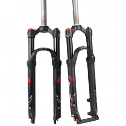 BUCKLOS Mountain Bike Fork BUCKLOS UK-STOCK 26 27.5 29inch Mountain Bike Fork, 100mm Travel 1-1 / 8 MTB Suspension Forks Rebound Adjust, Durable Aluminum Alloy Front Fork Straight Tube Threadless fit Mountain / Road Bicycle