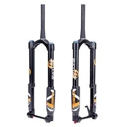 BUCKLOS Spares BUCKLOS【UK STOCK Fat Tire 5.0 20 / 26 inch Air Electric Mountain Bike Inverted Suspension Fork, Thru Axle 15 * 150mm 140 / 180mm Travel Rebound Adjustment Tapered Front Forks, for Snow Beach E-bike MTB