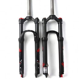 BUCKLOS UK STOCK Mountain Bicycle Suspension Forks, 26/27.5/29 inch MTB Bike Front Fork with Rebound Adjustment, 110mm Travel 28.6mm Threadless Steerer
