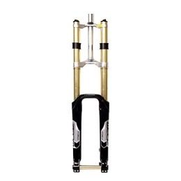 BUCKLOS Mountain Bike Fork BUCKLOS US-Stock 26 inch Mountain Bike Fork, Travel 170mm Downhill Suspension Forks, Aluminum DH Oil Pressure Straight Tube Double Shoulder Control Front Fork fit DH / AM / XC Cycling