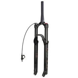 burko Spares burko Magnesium Alloy Air Front Fork, Ultra-light 29'' Mountain Bike Air Front Fork with Remote Control Magnesium Alloy Rebound Adjustment Bicycle Suspension Fork Air Damping Front Fork Bicycle Access