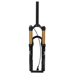BuyWeek Spares BuyWeek Mountain Bike Front Fork, 24 Inch Bike Suspension Fork Shock Absorb Quick Release Wire Control Bicycle Suspension Fork