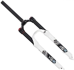 BYBDOG Mountain Bike Fork BYBDOG Mountain Bike Fork Suspension Fork 26 27.5 Inch Bicycle Front Fork, Mtb Suspension Fork, Air Chamber Fork Bicycle Shock Absorber Front Fork Air Fork (Color : White, Size : 27.5 inches)