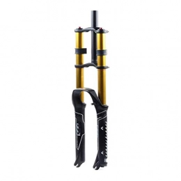 BZLLW Mountain Bike Fork BZLLW Bicycle Fork, 26 / 27.5 / 29 Inch MTB Bicycle Magnesium Alloy Suspension Fork, MTB Bicycle Fork Hydraulic Suspension Fork, Bicycle Accessories Black (Size : 27.5in)