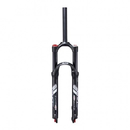 BZLLW Mountain Bike Fork BZLLW Bicycle Fork, 26 / 27.5 Inches MTB Suspension Fork, Mountain Bicycle Magnesium Alloy Absorber Front Fork, 1-1 / 8" 26" Disc Brake Damping Adjustment Unisex Travel 120mm (Size : 27.5in)