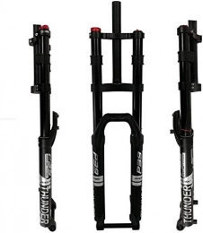 BZLLW Mountain Bike Fork BZLLW Bicycle Fork, 27.5" / 29" Bicycle Suspension Fork Air Fork, MTB 1-1 / 8" Straight Steerer 160mm Travel, Manual Locking Bicycle Fork, Absorber Spring Fork (Size : 27.5in)