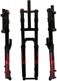 BZLLW Mountain Bike Fork BZLLW Bicycle Fork, 27.5" / 29" Bike Suspension Fork Air Fork, MTB 1-1 / 8" Straight Steerer 160mm Travel 15x100mm Axle Manual Lockout Bicycle Fork (Size : 27.5in)