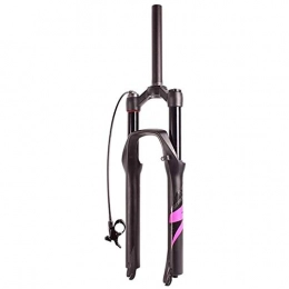 CAISYE Spares CAISYE Bicycle Forks 26 27.5 29 Inch Mountain Bike Suspension Fork MTB Bicycle Fork Front Fork Light Alloy 1-1 / 8"Effective Shock Travel: 140Mm - Black Bicycle Forks, Pink, 26in