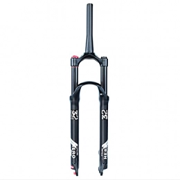 CAREXY Mountain Bike Fork CAREXY Bicycle Air Fork, 26 27.5 29 Inch MTB Suspension Fork Mountain Bike Front Fork with Damping Adjustment, Travel 120Mm 9Mm QR, Tapered Manual, 29