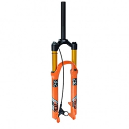 CAREXY Mountain Bike Fork CAREXY Bicycle Front Fork, Cycling Air Suspension Forks 26 27.5 29 Inch MTB 9Mm QR Travel 100Mm Mountain Fork, Straight Remote, 26