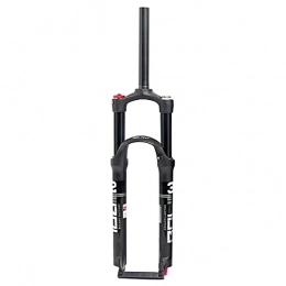 CAREXY Mountain Bike Fork CAREXY Cycling Suspension Fork, Aluminum Alloy Double Shoulder Double Air Fork 26 / 27.5 / 29 Inch MTB Front Fork Bicycle Accessories, Black, 26