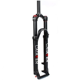 catazer Mountain Bike Fork CATAZER Mountain Bike Fork 26 27.5 29 inch, Travel 120mm MTB Air Fork, Ultralight Bicycle Suspension Front Forks Disc Brake Fit XC / AM / FR Cycling (Straight Hydraulic Lockout, 27.5er)