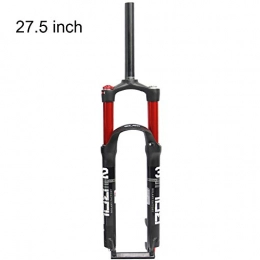 CBPE Mountain Bike Fork CBPE Mountain Front Fork, 26 Inch 27.5 Inch 29 Inch Double Air Chamber Fork Bicycle Shock Absorber Front Fork Air Fork, Shoulder Control, for MTB Bicycle, 26 inch