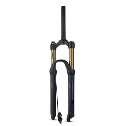 CEmeLi Spares CEmeLi 26 27.5 29 Inch Suspension Air Fork 120mm Travel Rebound Adjust Mountain Bike Forks 1-1 / 8 Straight Line Control Disc Brake QR 9 * 100mm 32 Tube Bicycle Front Fork (Gold 27.5")