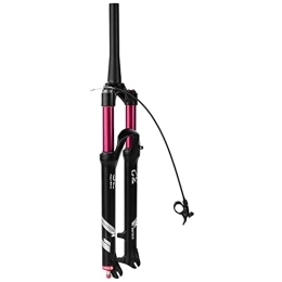 CEmeLi Spares CEmeLi Bicycle Suspension Fork 26 27.5 29 Inch, Ultralight Alloy Mountain Bike Air Fork Travel 140mm Straight / Tapered Tube for 1.5-2.45" Tires (Tapered Remote Lock Out 27.5 inch)