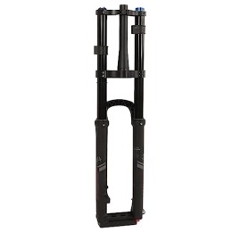 Changor Spares Changor Front Fork, Aluminum Alloy Manual Lock, Black Tapered Tube, Wide Compatibility for Mountain Bikes
