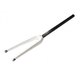 CHICTI Spares CHICTI BMX Front Fork, Carbon Fiber Folding Bike Carbon Fork, Suitable For 14 / 16 / 18 / 20inch (Color : White, Size : 16inch)