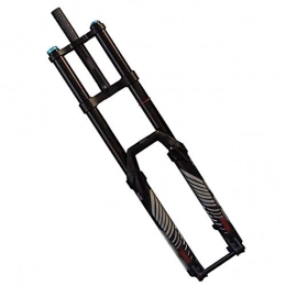 CHICTI Mountain Bike Fork CHICTI Double Shoulder Front Fork, 27.5 / 29 Inch Mountain Bike Barrel Axle Front Fork, Bicycle Damping Air Fork Cycling (Size : 27.5inch)