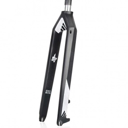 CHP Spares CHP 27.5 Inch Suspension Fork, Carbon Fiber Lightweight Hard Front Fork Shock Absorber Mountain 1-1 / 8" Travel 100mm (Size : 26 inch)