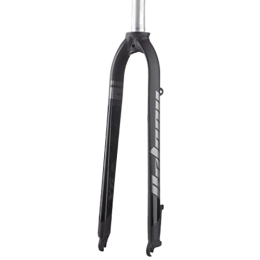 Colcolo Spares Colcolo Mountain Bike Front Fork 26 / 27.5 / 29" Straight Tube Aluminum Alloy 1-1 / 8" Lightweight MTB Bike Rigid Fork Mountain Road Fork, Black grey