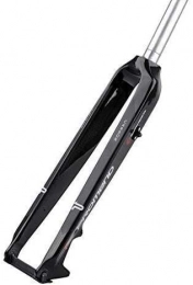 CZYNB Spares Comfortable Suspension Front Forks Bicycle Carbon Fiber Mountain Bike High-end Hard 1-1 / 8" Black (Size : 29ER)