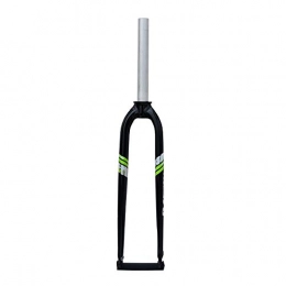 HannNar Spares Cone Front Forks Mountain Bike Fork Disc Brake Hard MTB Bicycle 26" / 27.5in / 29inch, black-green, 26in