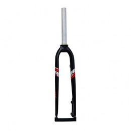 HannNar Spares Cone Front Forks Mountain Bike Fork Disc Brake Hard MTB Bicycle 26" / 27.5in / 29inch, black-red, 27.5in