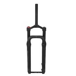 CUTULAMO Mountain Bike Fork CUTULAMO Snow Beach Bike Front Fork, Bike Suspension Air Fork Locking Control Slow Down Impact Shock Absorbing 15x135mm Quick Assembly for Replacement
