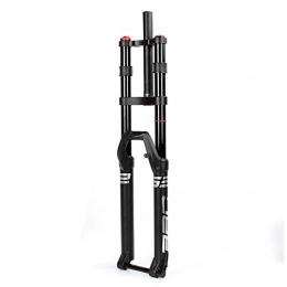 CWGHH Spares CWGHH Bicycle fork, double shoulder pneumatic fork version with large stroke and running shaft, downward damping of the front fork, mountain bike suspension fork