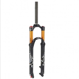 CWGHH Mountain Bike Fork CWGHH Front fork, mountain bike suspension fork, 26 / 27.5 / 29 inch straight tube, damping air fork bicycle parts (Size: 26inch)