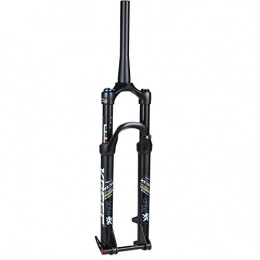 CWGHH Spares CWGHH Mountain bike suspension fork, 26 / 27.5 / 29 inch straight tapered tube mountain bike clarinet damping fork stroke 120mm bicycle suspension front fork