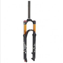 CWGHH Spares CWGHH Mountain bike suspension fork, 26 27.5 29 inches Material made of magnesium aluminum alloy Lightweight bike fork Adjustable damping MTB bike gas fork