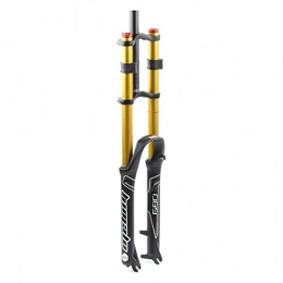 CWYP-MS Mountain Bike Fork CWYP-MS Bicycle Fork，Mountain Bike Suspension Fork 26 / 27.5 / 29 Inch Double Shoulder Mtb Air Forks, Downhill Rappelling Travel 130Mm Damping (Size : 29inch)