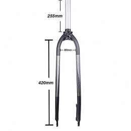 CX Best Spares CX Best For 26 / 27.5 / 29 Wheel Aluminum alloy fork Mountain bike pure disc brake version Straight tube bicycle hard fork Send repair tools