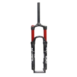 TYXTYX Mountain Bike Fork Cycling Suspension Fork, 26inch 27.5inch 29inch Travel 100mm V-Type Brake Mountain Bikes Inner Tube, Red