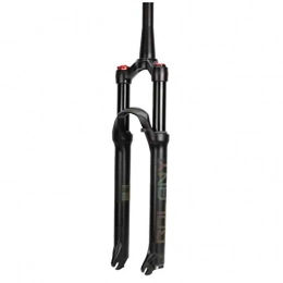 AWJ Spares Cycling Suspension Mountain Bike Air Fork 26" 27.5" 29" Bicycle Suspension Fork MTB Remote Lock Out Damping Adjustment 1-1 / 8" Travel 100mm Black Gold