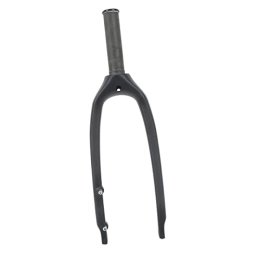 Demeras Spares Demeras Mountain Bike Fork, Lightweight Carbon Fiber Stable 4.37in Top Tube Road Bike Front Fork Professional for Folding Bike